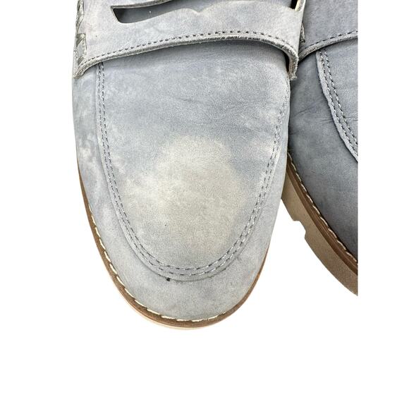 Vionic Light Blue Academia Preppy Cheryl Platform Supportive Loafer Size 7 1/2 - Picture 5 of 10